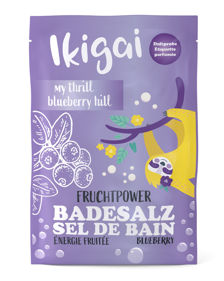 Ikigai – Fruchtpower Badesalz | Blueberry