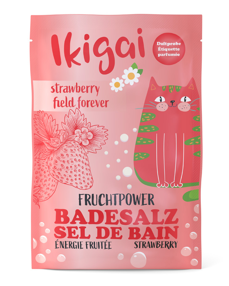 Ikigai – Fruchtpower Badesalz | Strawberry